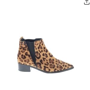 Marc Fisher Leopard Print Ankle Boots